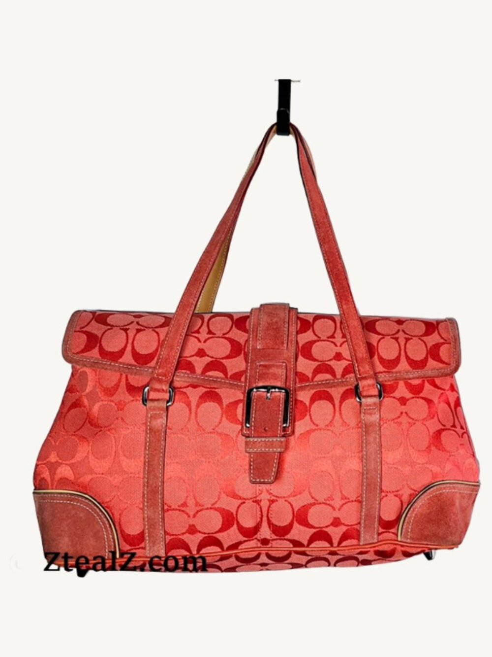 COACH K3J-6848 Signature Canvas & Leather / Tote & Wallet